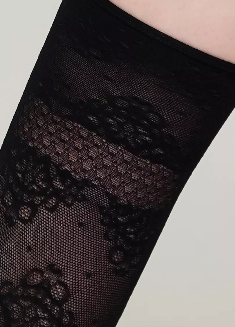 Женские носки с цветочным рисунком NN-10 calzino