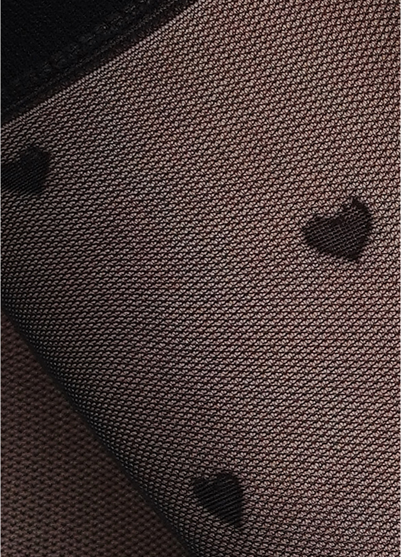 Жіночі гольфи з малюнком "сердечка" RG-04 gambaletto