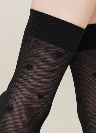 Женские носки с имитацией мелкой сетки с рисунком RN-06 calzino 40 Den