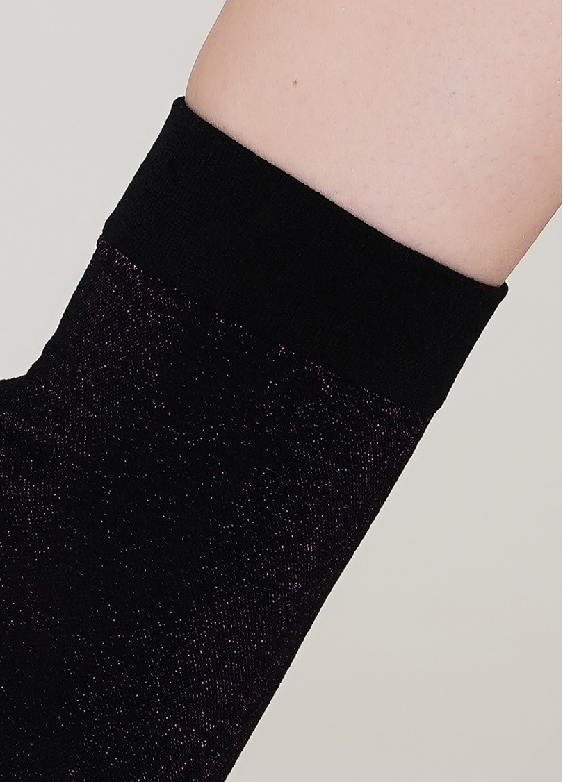 Жіночі шкарпетки з люрексом SHINY calzino shiny pink metallic (рожевий)