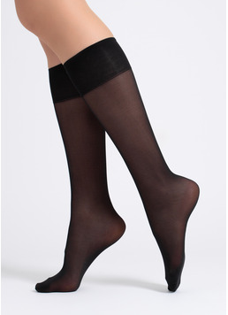 Матовые гольфы SOFT MATT KNEE-HIGHS 40 GAMB nero (черный)