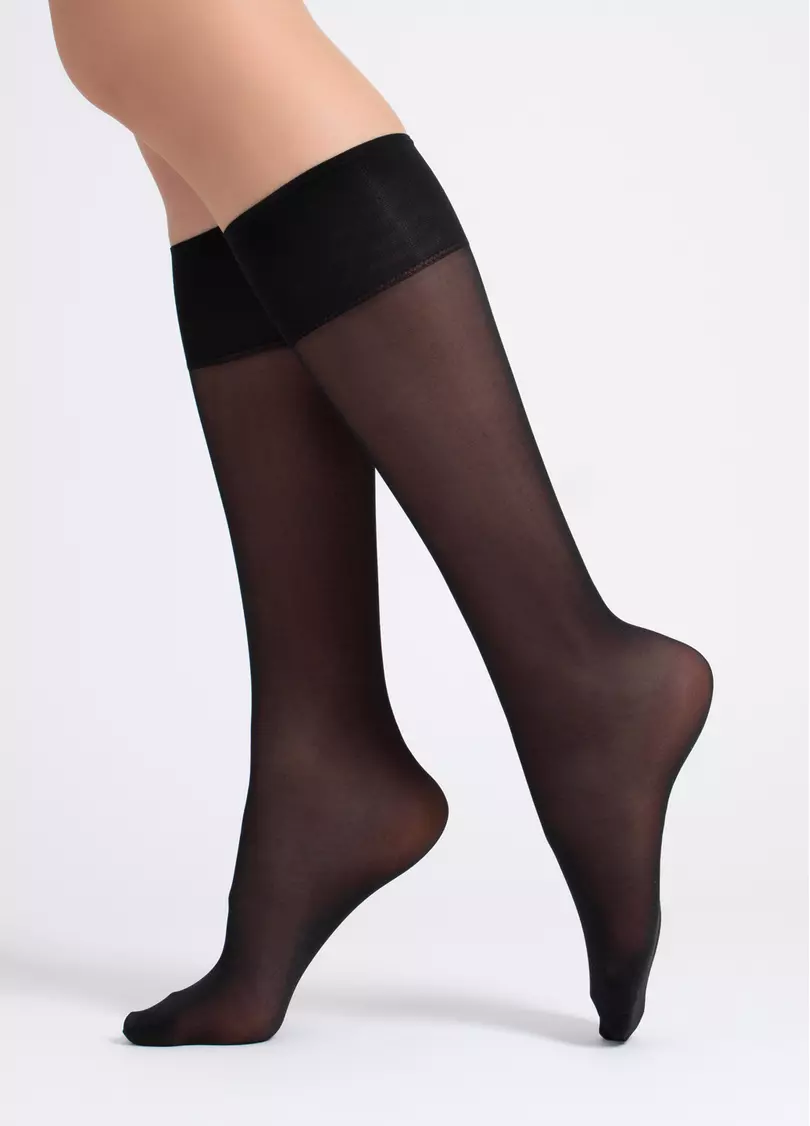 Матові гольфи SOFT MATT KNEE-HIGHS 40 GAMB nero (чорний)