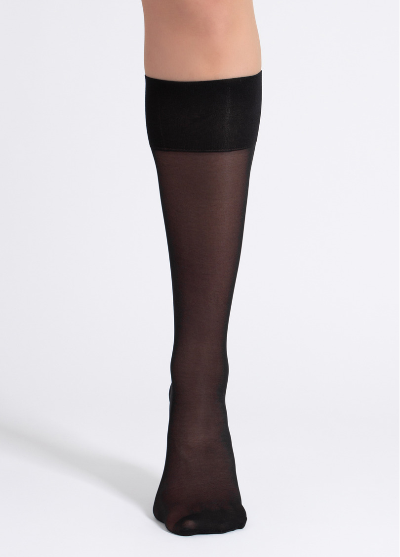 Матовые гольфы SOFT MATT KNEE-HIGHS 40 GAMB nero (черный)