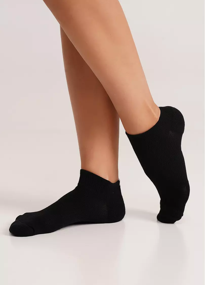 Трекинговые носки низкие унисекс US1 SHORT TREKKING black (черный)