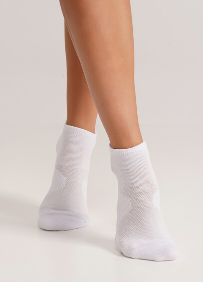 Трекинговые носки низкие унисекс US1 SHORT TREKKING white (белый)