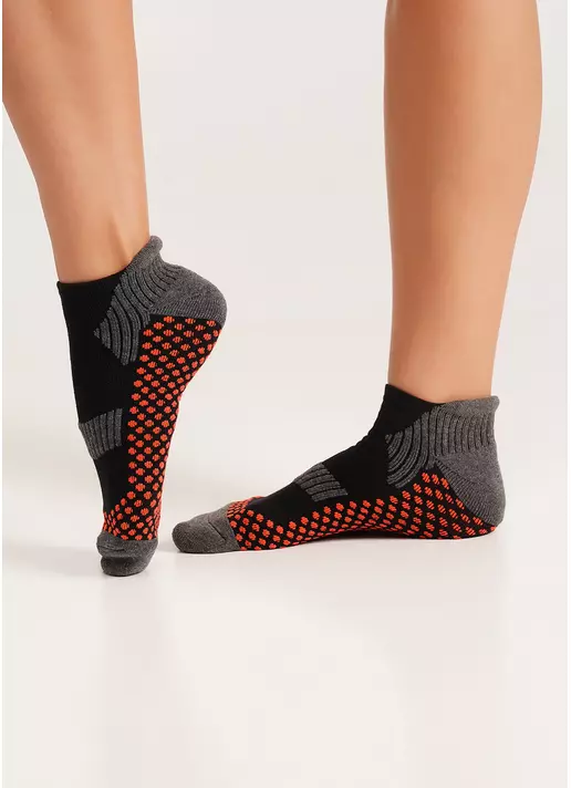 Трекинговые носки для спорта короткие унисекс US1 SPORT TREKKING black (черный)