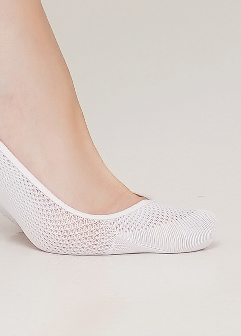 Жіночі підслідники з перфорацією WF1 BALLERINA COMFORT [WFP/SkR-cl] buttercream (білий)