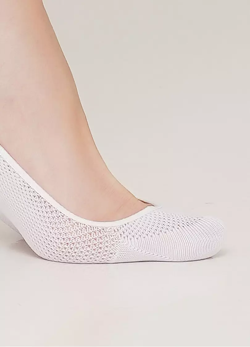 Жіночі підслідники з перфорацією WF1 BALLERINA COMFORT [WFP/SkR-cl] buttercream (білий)