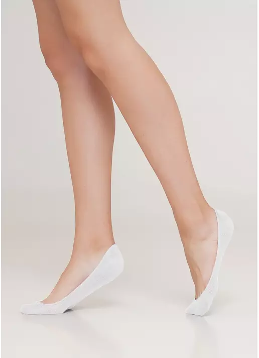Жіночі підслідники з перфорацією WF1 BALLERINA COMFORT [WFP/SkR-cl] white (білий)