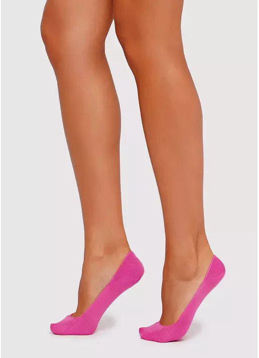 Цветные носки женские (2 пары) WFP-cl/(2) light pink (розовый)