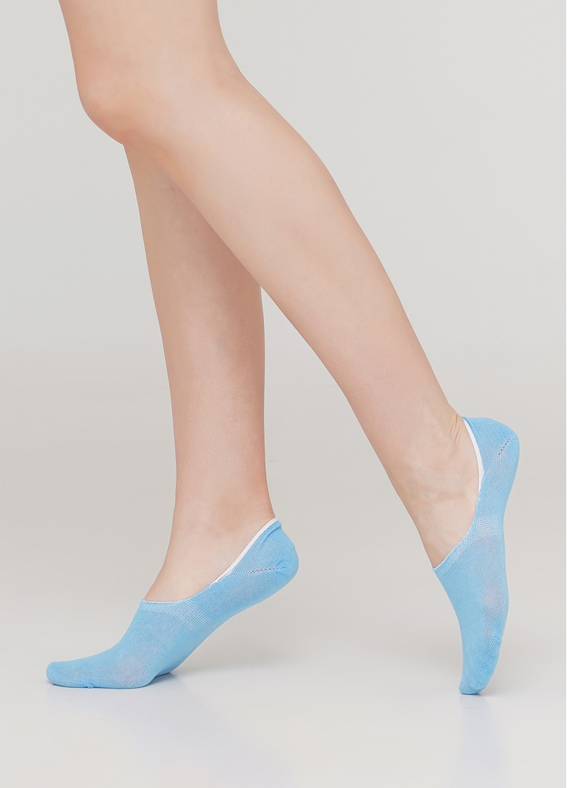 Женские хлопковые подследники WF1 CLASSIC [WFC/Sk-cl] baby blue (голубой)