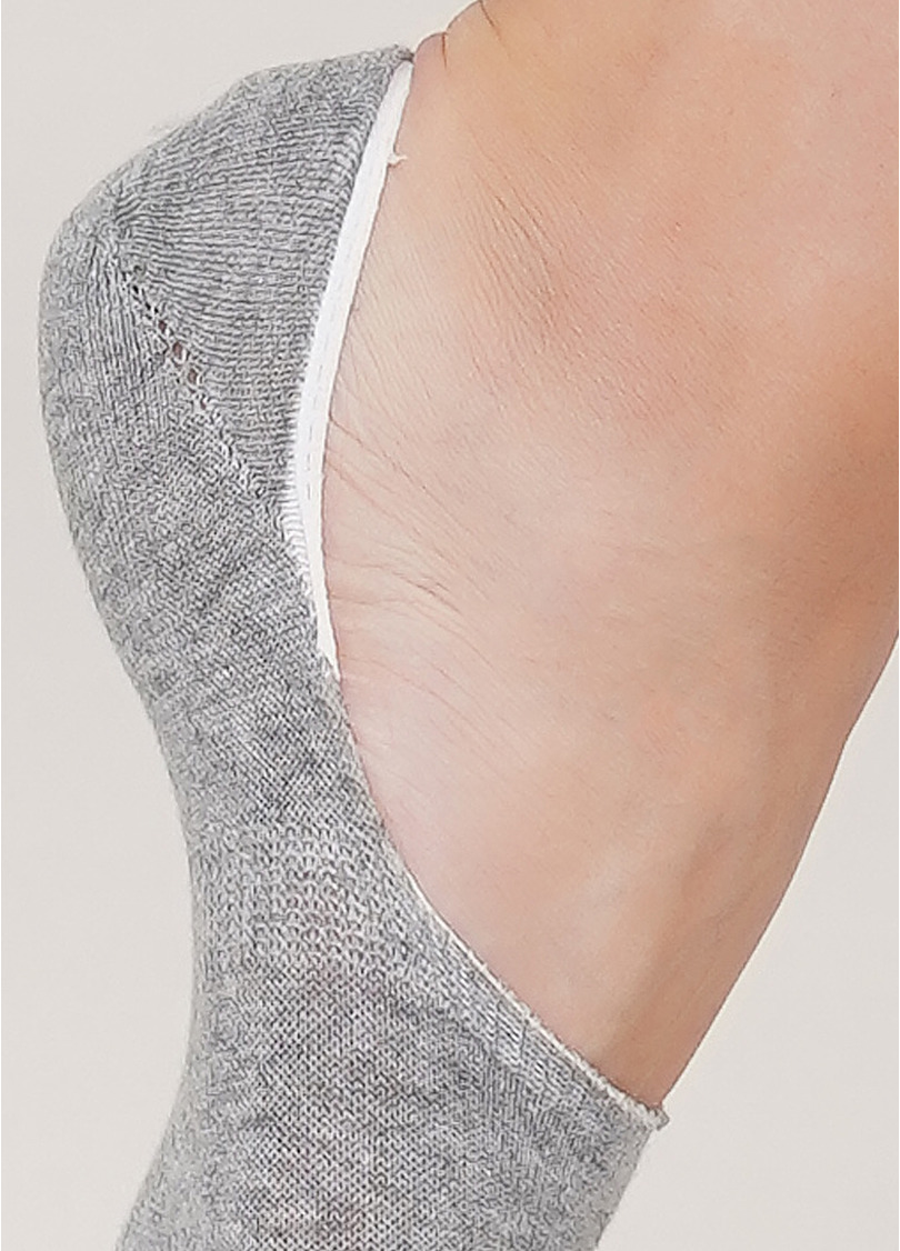 Женские хлопковые подследники WF1 CLASSIC [WFC/Sk-cl] light grey melange (меланж)