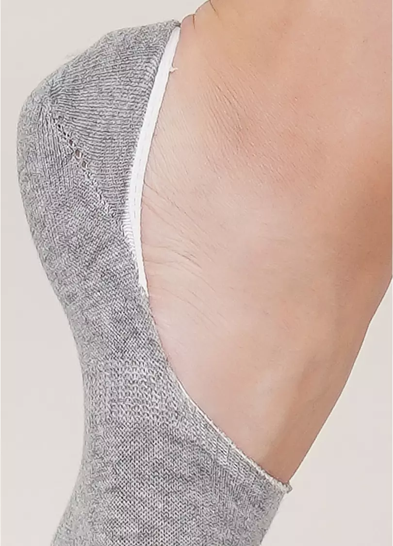 Женские хлопковые подследники WF1 CLASSIC [WFC/Sk-cl] light grey melange (меланж)