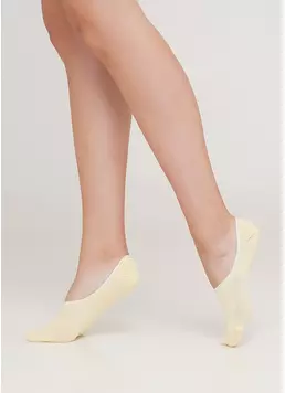 Женские хлопковые подследники WF1 CLASSIC [WFC/Sk-cl] light yellow (желтый)