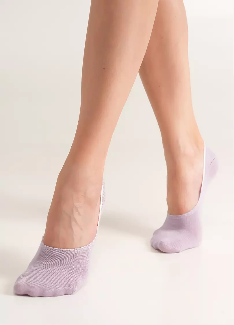 Женские хлопковые подследники WF1 CLASSIC [WFC/Sk-cl] lilac (фиолетовый)