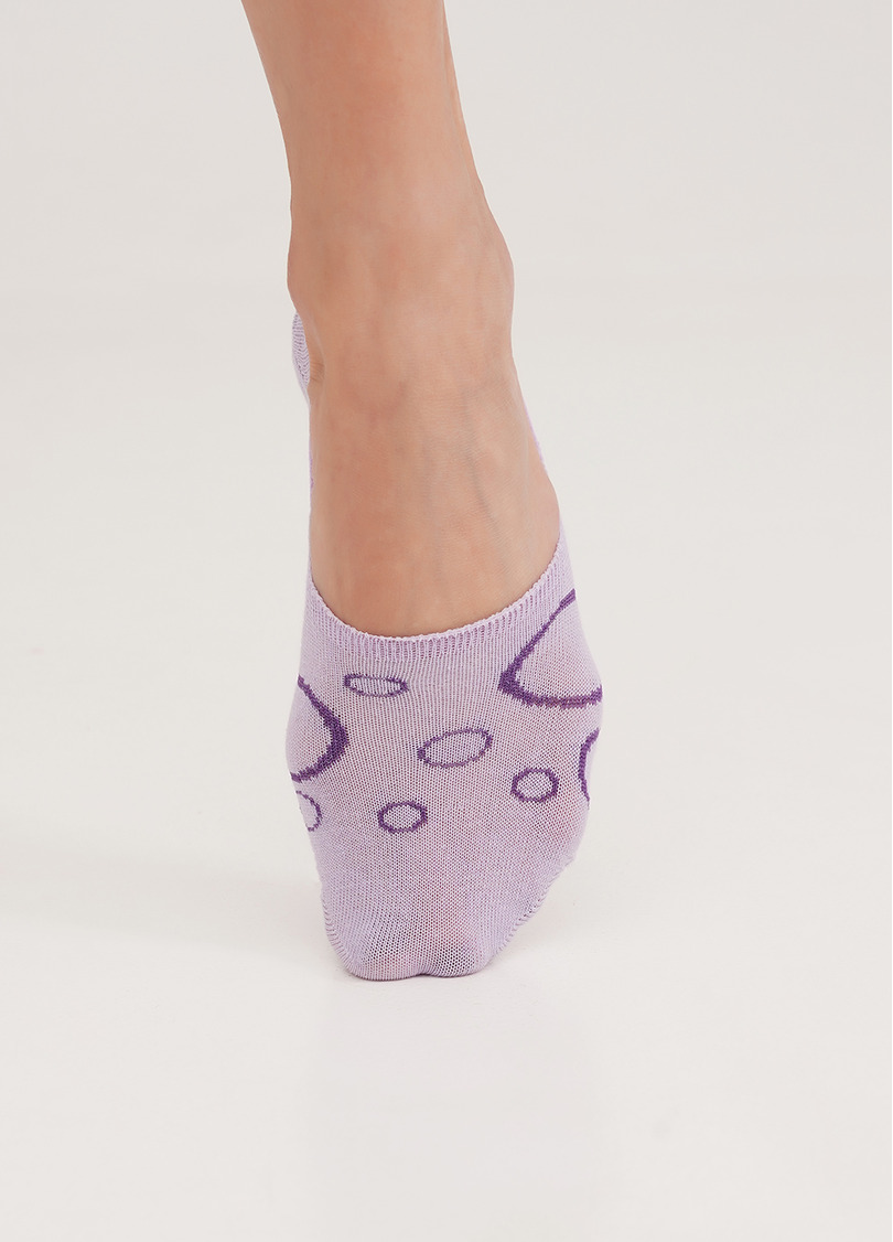 Підслідники з інжиром комплект з 2-х пар WF1 FASHION SET 2402 lilac (фіолетовий)