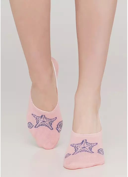 Жіночі шкарпетки підслідники WF1 MARINE 010 (рожевий)