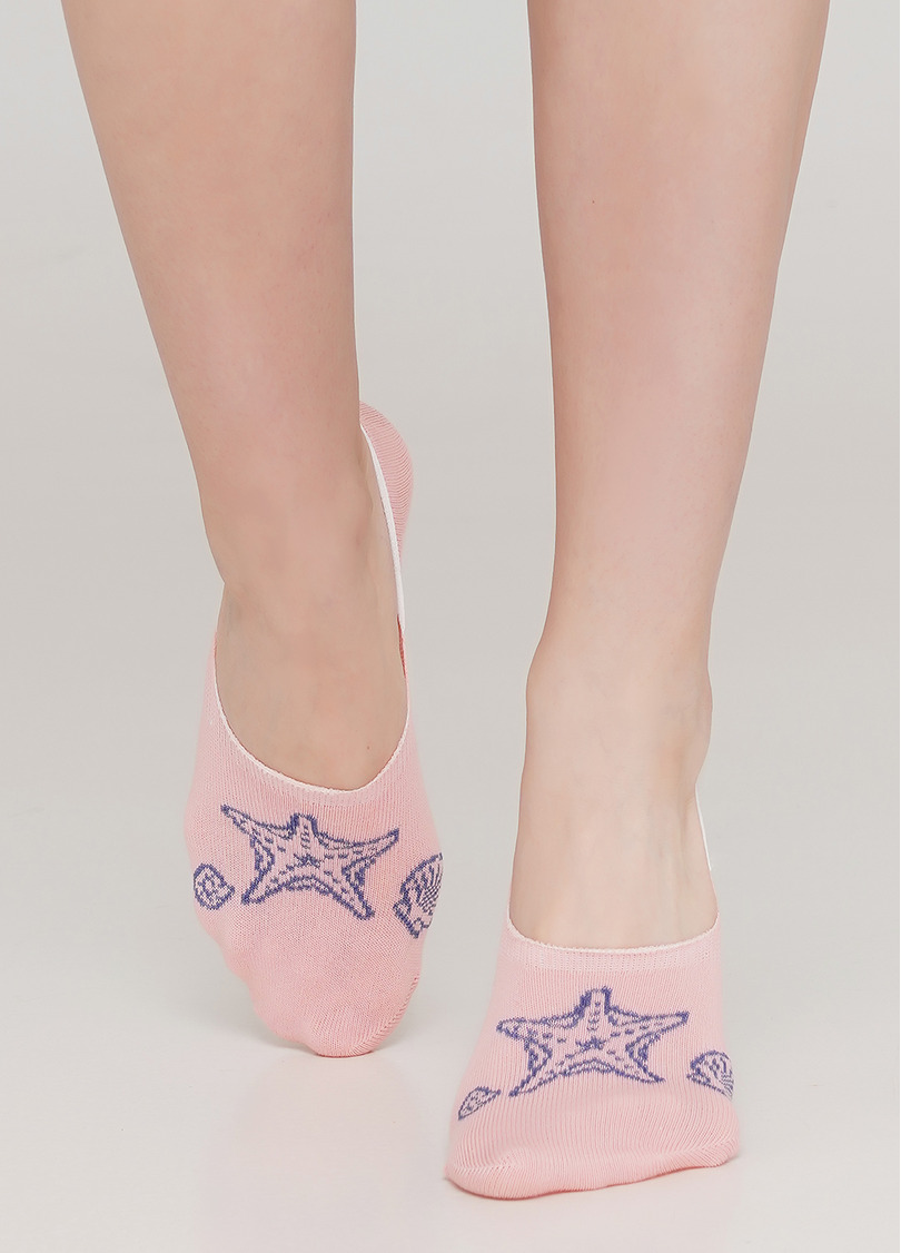 Жіночі шкарпетки підслідники WF1 MARINE 010 (рожевий)