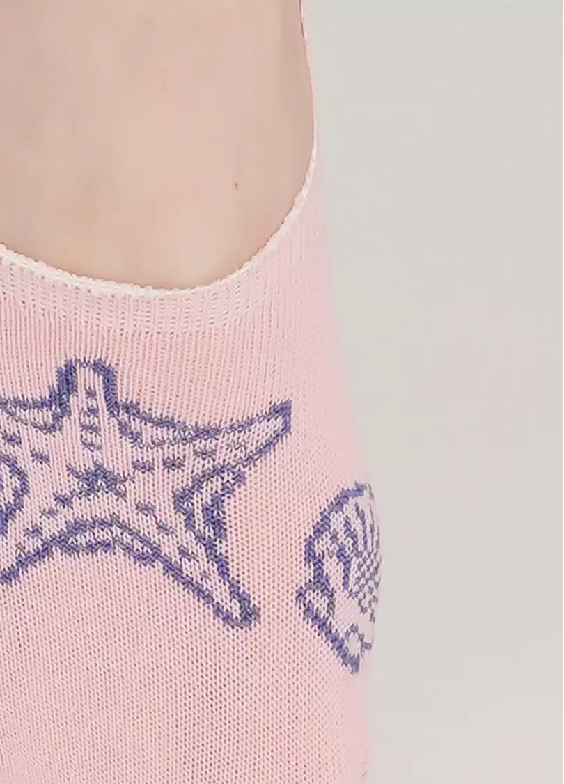 Жіночі шкарпетки підслідники WF1 MARINE 010 (рожевий)