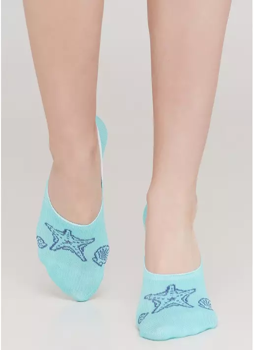 Жіночі шкарпетки підслідники WF1 MARINE 010 (м'ятний)