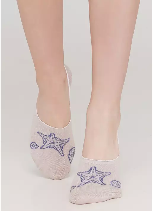 Жіночі шкарпетки підслідники WF1 MARINE 010 (бежевий)