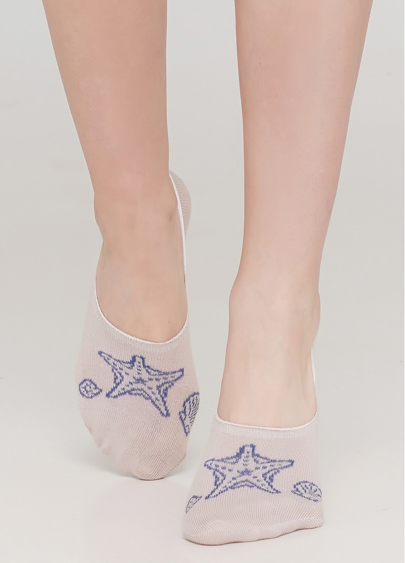 Жіночі шкарпетки підслідники WF1 MARINE 010 (бежевий)