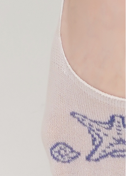 Жіночі шкарпетки підслідники WF1 MARINE 010 (бежевий)