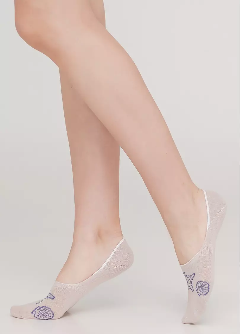 Жіночі шкарпетки підслідники WF1 MARINE 010 (бежевий)