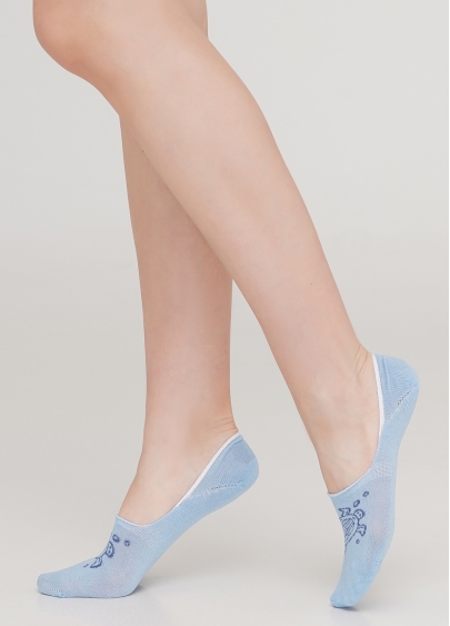 Жіночі шкарпетки підслідники WF1 MARINE 011 (блакитний)