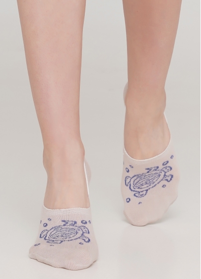 Жіночі шкарпетки підслідники WF1 MARINE 011 (бежевий)