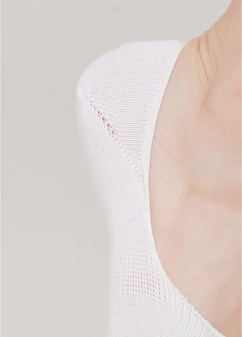 Женские носки подследники WF1 MARINE 012 (белый)