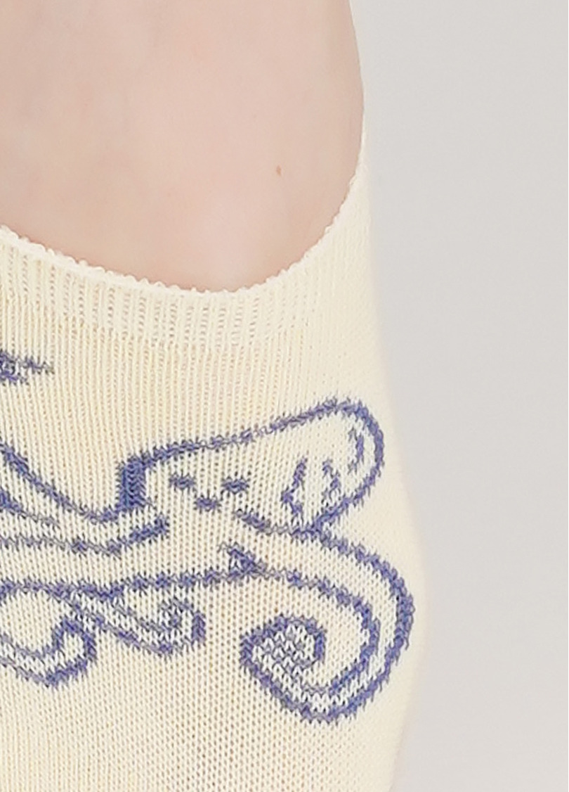 Женские носки подследники WF1 MARINE 012 (желтый)