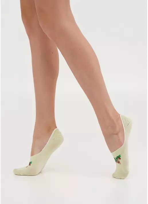 Хлопковые следы с рисунком желудей WF1 UKR 2402 salat (зеленый)