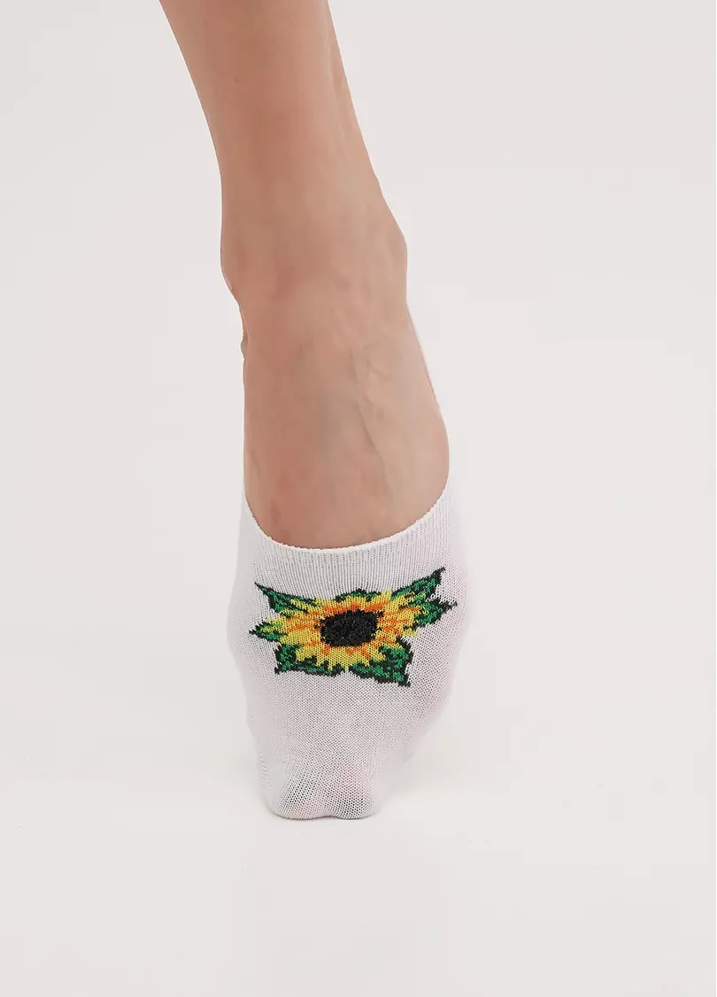 Бавовняні слідки з соняшником WF1 UKR 2403 white (білий)