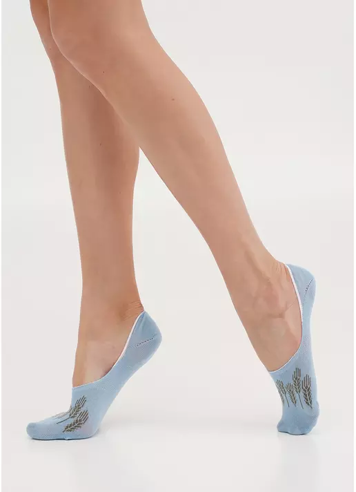 Бавовняні підслідники з колосками WF1 UKR 2404 baby blue (блакитний)