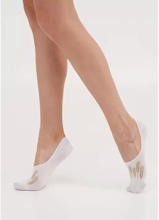 Бавовняні підслідники з колосками WF1 UKR 2404 white (білий)