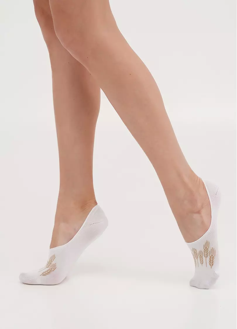 Бавовняні підслідники з колосками WF1 UKR 2404 white (білий)