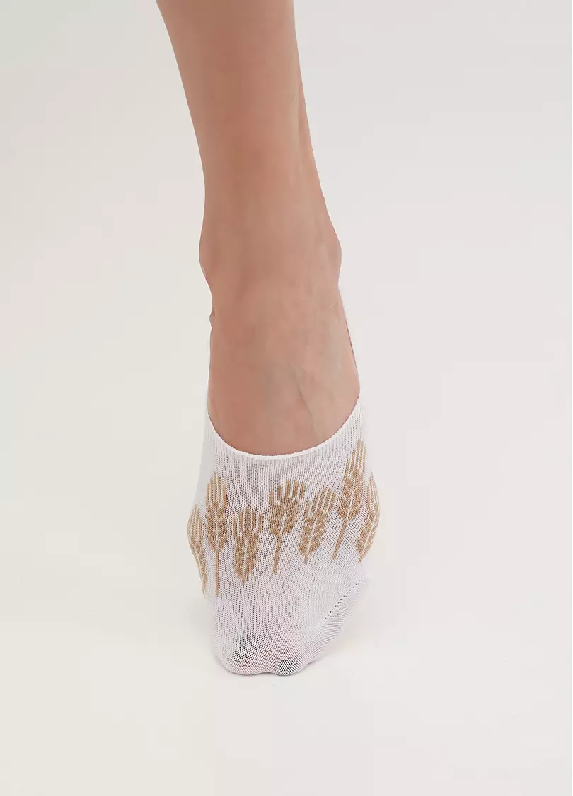 Бавовняні підслідники з колосками WF1 UKR 2404 white (білий)