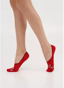 Подследники хлопковые с орнаментом вышиванки WF1 UKR 2405 red (красный)