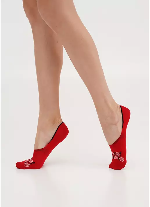 Подследники хлопковые с орнаментом вышиванки WF1 UKR 2405 red (красный)