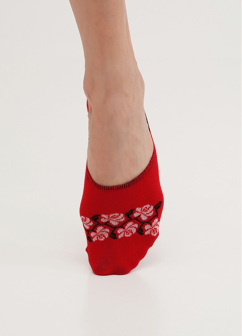 Подследники хлопковые с орнаментом вышиванки WF1 UKR 2405 red (красный)