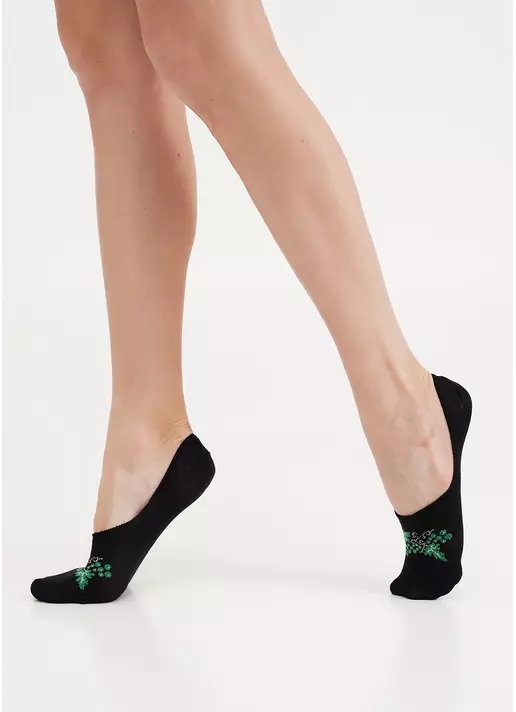 Подследники с рисунком винограда WF1 UKR 2406 black (черный)