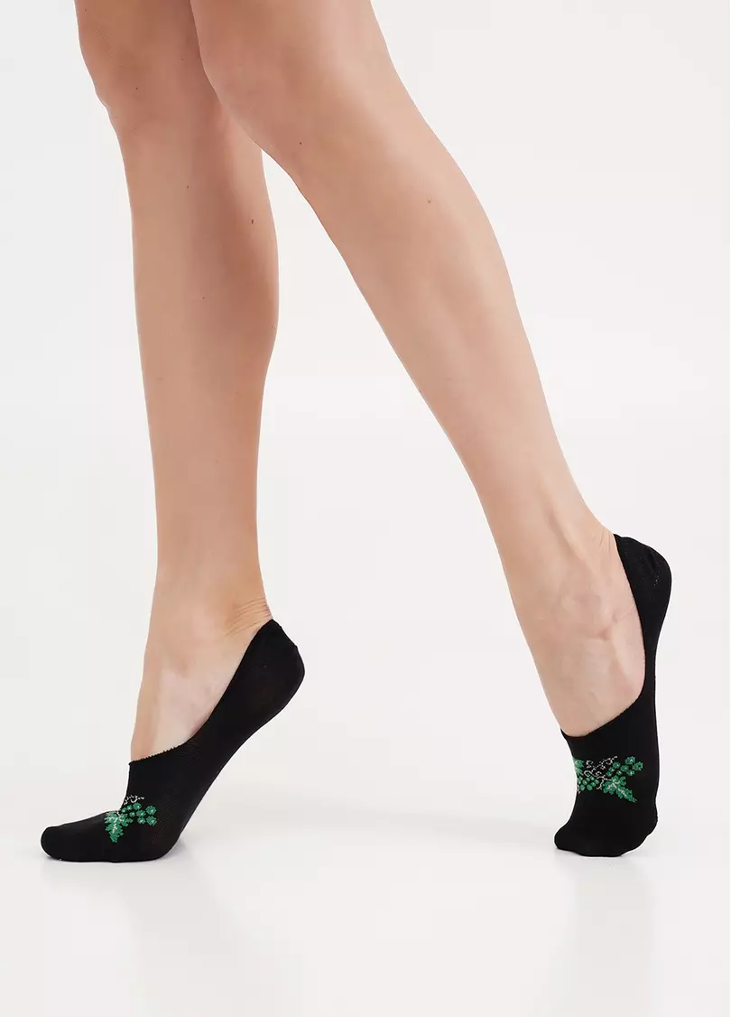 Подследники с рисунком винограда WF1 UKR 2406 black (черный)