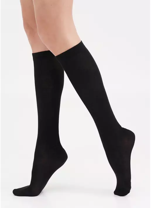 Бавовняні гольфи WG1 CLASSIC black (чорний)