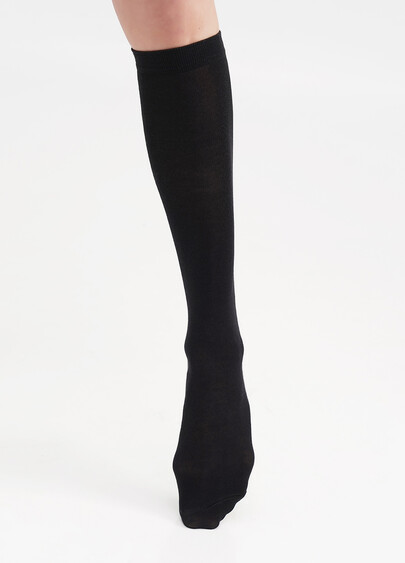 Хлопковые гольфы WG1 CLASSIC black (черный)