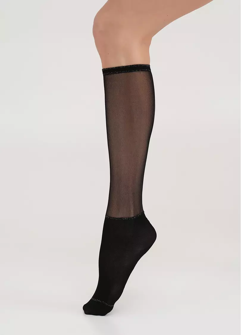 Женские гольфы WG1 CRISTAL LUREX PA 004