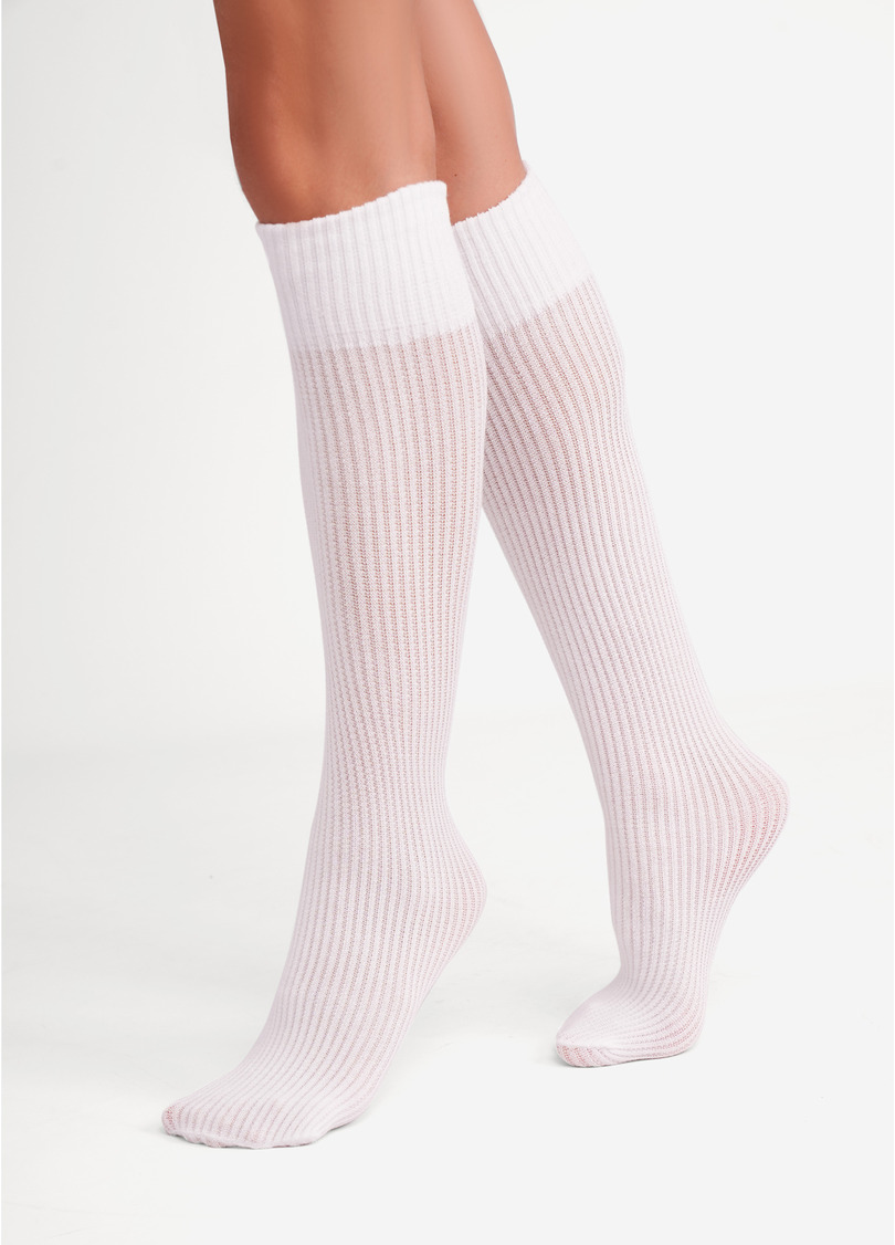 Гольфи в рубчик WG1 SHELL 001 white (білий)