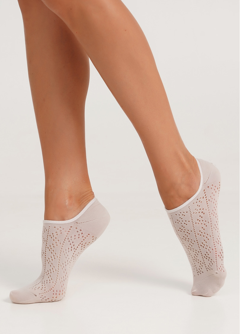 Короткі шкарпетки з бавовни WS0 AIR 001 moonlight (бежевий)