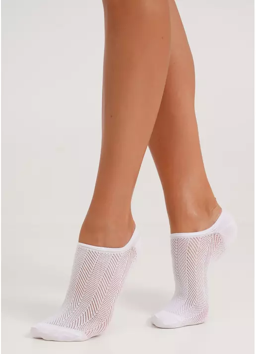 Короткі шкарпетки з поліаміду WS0 AIR PA 002 bianco (білий)