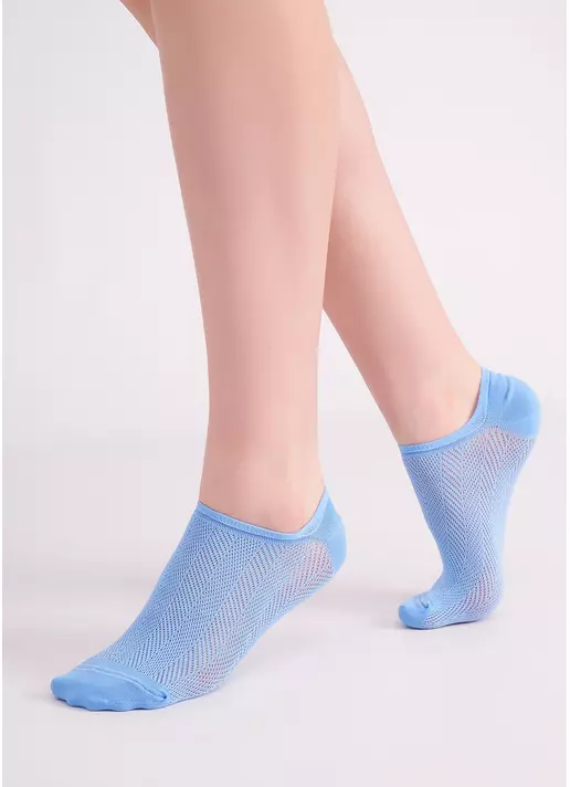 Короткие носки из полиамида WS0 AIR PA 002 lacecap hydrangea (голубой)
